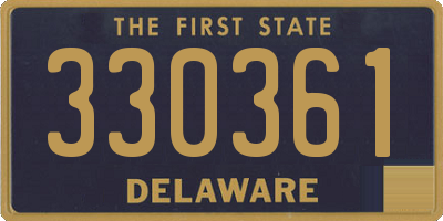 DE license plate 330361