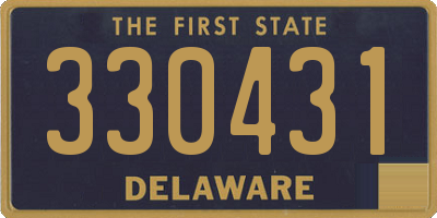 DE license plate 330431