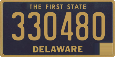 DE license plate 330480