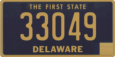 DE license plate 33049