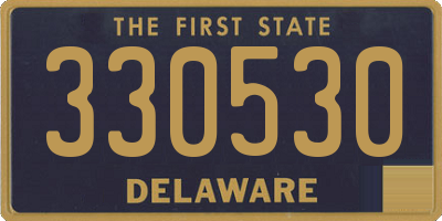 DE license plate 330530