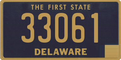 DE license plate 33061