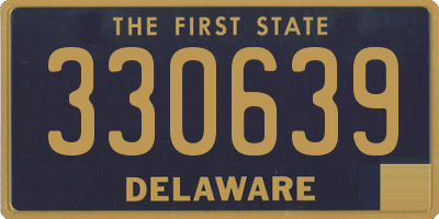DE license plate 330639