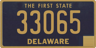 DE license plate 33065