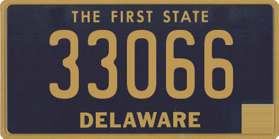 DE license plate 33066