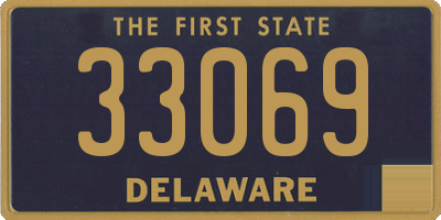 DE license plate 33069