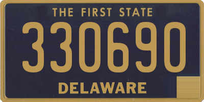 DE license plate 330690