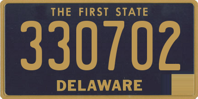 DE license plate 330702