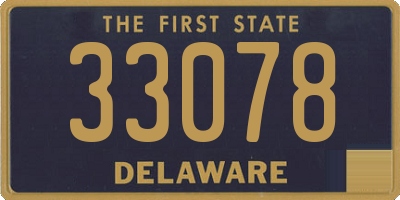 DE license plate 33078