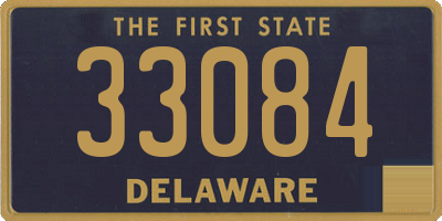 DE license plate 33084