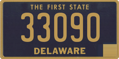 DE license plate 33090