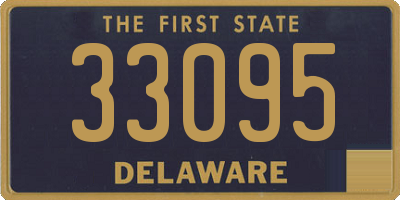 DE license plate 33095