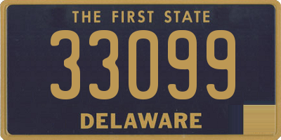 DE license plate 33099