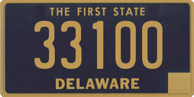 DE license plate 33100