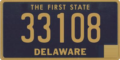 DE license plate 33108