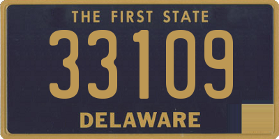 DE license plate 33109