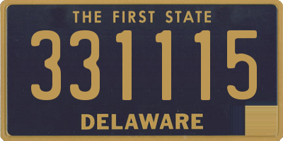 DE license plate 331115