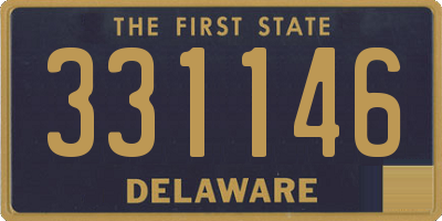DE license plate 331146