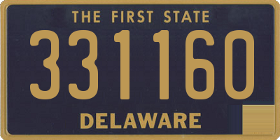 DE license plate 331160