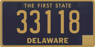 DE license plate 33118