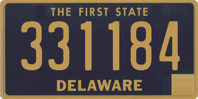 DE license plate 331184