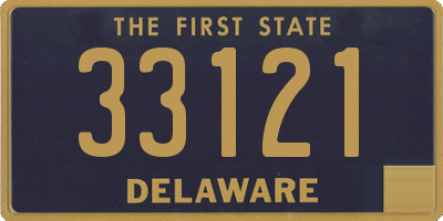 DE license plate 33121