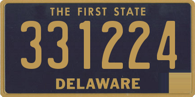 DE license plate 331224