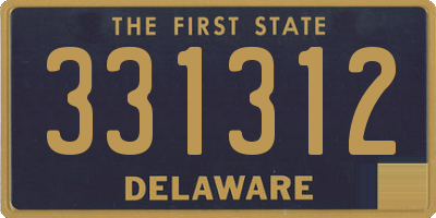 DE license plate 331312