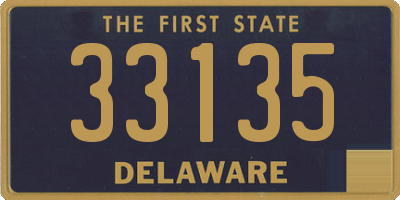 DE license plate 33135