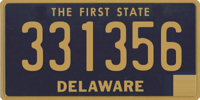 DE license plate 331356