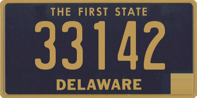 DE license plate 33142