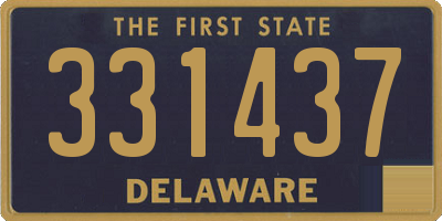 DE license plate 331437