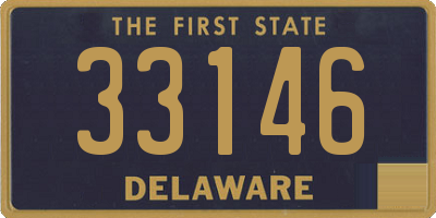 DE license plate 33146