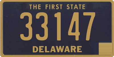 DE license plate 33147