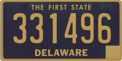 DE license plate 331496