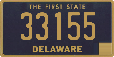 DE license plate 33155