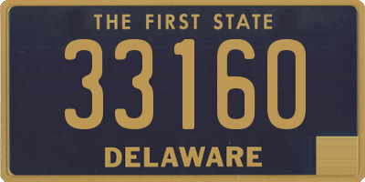 DE license plate 33160