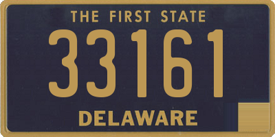 DE license plate 33161