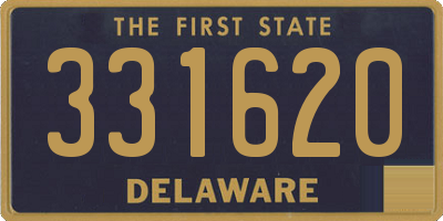 DE license plate 331620