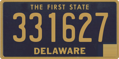 DE license plate 331627
