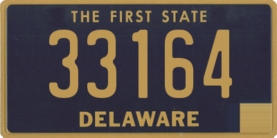 DE license plate 33164