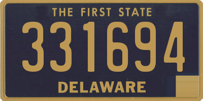 DE license plate 331694