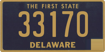 DE license plate 33170