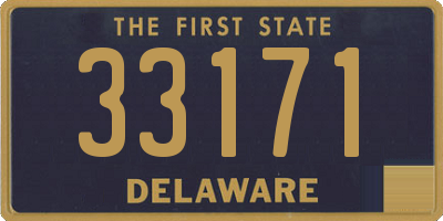 DE license plate 33171