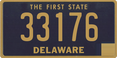 DE license plate 33176