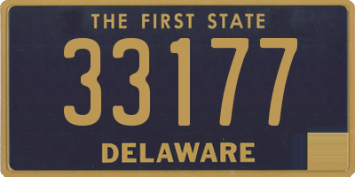 DE license plate 33177