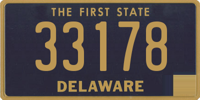 DE license plate 33178