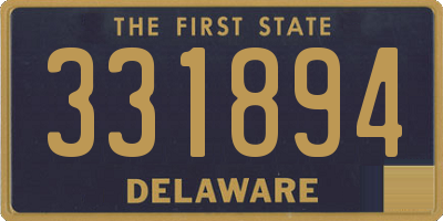 DE license plate 331894