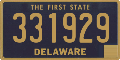 DE license plate 331929