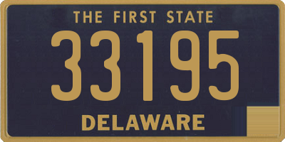 DE license plate 33195